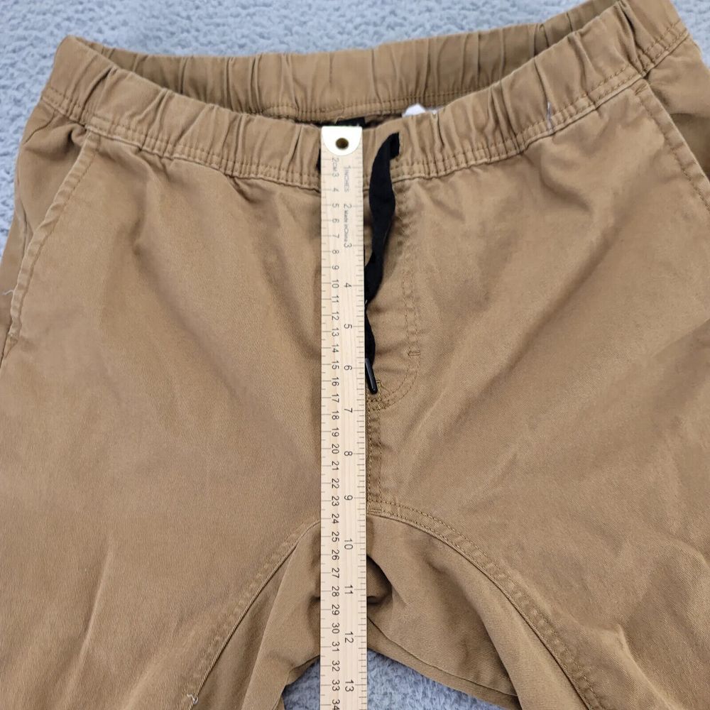 Southpole Pants Mens Medium‎ Brown Flex Drawstring Cuffed Joggers Athleisure - Picture 8 of 11